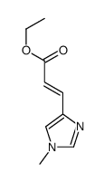 ethyl 3-(1-methylimidazol-4-yl)prop-2-enoate Structure