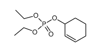 cyclohexen-1-en-3-yl diethyl phosphate结构式
