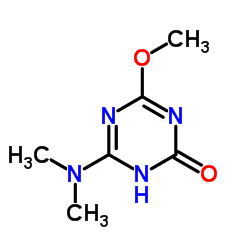 1,3,5-Triazin-2(1H)-one,4-(dimethylamino)-6-methoxy-(9CI) Structure