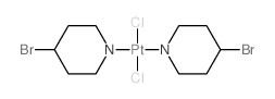 Platinum,bis(4-bromopyridine)dichloro-, (SP-4-2)- (9CI)结构式