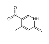 N,4-dimethyl-5-nitropyridin-2-amine结构式