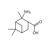 Bicyclo[3.1.1]heptane-3-carboxylic acid, 2-amino-2,6,6-trimethyl-, structure