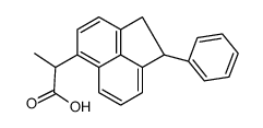 5-Acenaphtheneacetic acid, alpha-methyl-1-phenyl-结构式