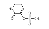 3-methylsulfonyloxy-1H-pyridin-2-one结构式