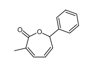 3-methyl-7-phenyloxepin-2(7H)-one结构式
