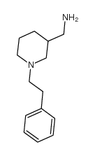 1-(2-PHENYLETHYL)PIPERIDIN-3-YL]METHYLAMINE structure