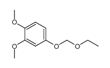 (3,4-Dimethoxyphenoxy)methyl Ethyl Ether结构式