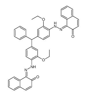 1,1'-[(phenylmethylene)bis[(2-ethoxy-4,1-phenylene)azo]]bis(2-naphthol) picture