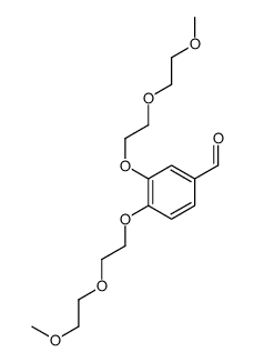 3,4-bis[2-(2-methoxyethoxy)ethoxy]benzaldehyde Structure