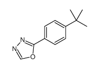 2-(4-tert-butylphenyl)-1,3,4-oxadiazole结构式