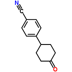 4-(4-氧代环己基)-苄腈结构式