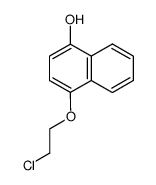 4-(2-Chlorethoxy)-1-naphthol Structure