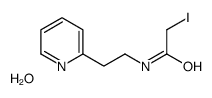 2-iodo-N-(2-pyridin-2-ylethyl)acetamide,hydrate结构式