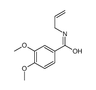 N-Allyl-3,4-dimethoxybenzamide结构式
