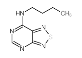 [1,2,5]Thiadiazolo[3,4-d]pyrimidin-7-amine,N-butyl- Structure