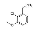 1-(2-Chloro-3-methoxyphenyl)methanamine结构式
