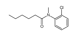 N-(2-chlorophenyl)-N-methylhexanamide结构式