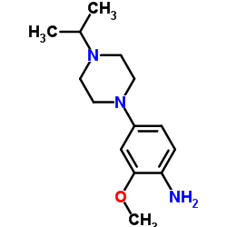 4-(4-Isopropyl-1-piperazinyl)-2-methoxyaniline Structure