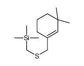 (3,3-dimethylcyclohexen-1-yl)methylsulfanylmethyl-trimethylsilane Structure