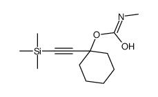 N-Methylcarbamic acid 1-(trimethylsilylethynyl)cyclohexyl ester Structure