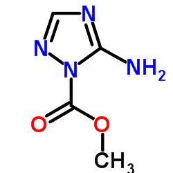 Methyl 5-amino-1H-1,2,4-triazole-1-carboxylate Structure