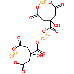 Calcium citrate Structure