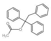 1,1,2-triphenylethyl acetate结构式