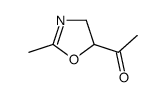 Ethanone, 1-(4,5-dihydro-2-methyl-5-oxazolyl)- (9CI) Structure