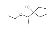 2-ethoxy-3-ethyl-pentan-3-ol结构式