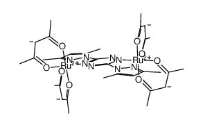 (acac)2Ru(II)(μ-3,6-bis(3,5-dimethylpyrazolyl)-1,2,4,5-tetrazine)Ru(II)(acac)2结构式