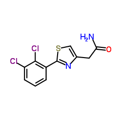 2-[2-(2,3-Dichlorophenyl)-1,3-thiazol-4-yl]acetamide Structure