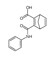 3-phenylcarbamoyl-2,5-norbornadiene-2-carboxylic acid Structure