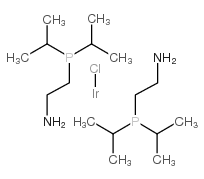 氯二氢[双(2-二-异丙基膦酰基乙基)胺]铱(III)结构式