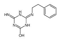 4-AMINO-6-PHENETHYLAMINO-[1,3,5]TRIAZIN-2-OL Structure