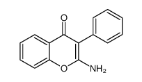 4H-1-Benzopyran-4-one,2-amino-3-phenyl-(9CI)结构式