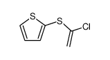 2-thienyl α-chlorovinyl sulfide结构式