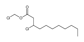 chloromethyl 3-chloroundecanoate Structure