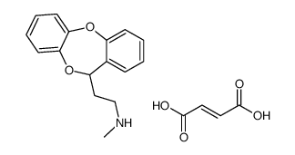 2-(6H-benzo[b][1,4]benzodioxepin-6-yl)-N-methylethanamine,(E)-but-2-enedioic acid Structure
