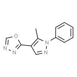 1,3,4-Oxadiazole,2-(5-methyl-1-phenyl-1H-pyrazol-4-yl)-(9CI) Structure