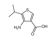 4-amino-5-propan-2-ylthiophene-3-carboxylic acid Structure