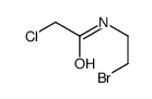 N-(2-bromoethyl)-2-chloroacetamide Structure