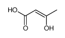 3-hydroxybut-2-enoic acid Structure