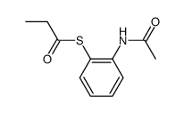 2-Acetamino-thiophenol-propionat Structure