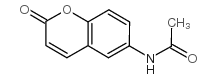 6-乙酰氨基香豆素结构式