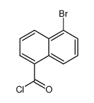 5-bromo-1-naphthoyl chloride Structure