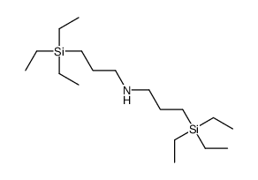3-triethylsilyl-N-(3-triethylsilylpropyl)propan-1-amine结构式