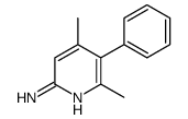 4,6-dimethyl-5-phenylpyridin-2-amine Structure