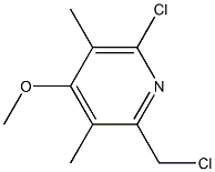2-chloromethyl-3,5-dimethyl-4-methoxy-6-chloropyridine picture