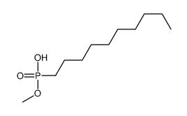 methyl hydrogen decylphosphonate结构式
