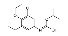 propan-2-yl N-(3-chloro-4-ethoxy-5-ethylphenyl)carbamate Structure